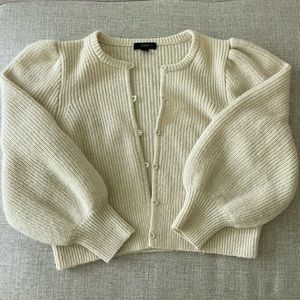 Jcrew Alpaca Cardigan